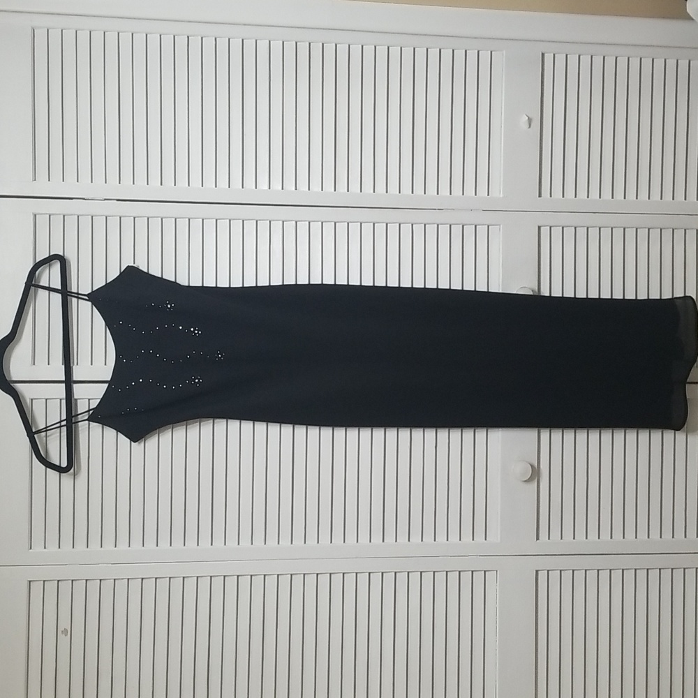 Maria Bonita Evening Long Gown..Color Black..Size M